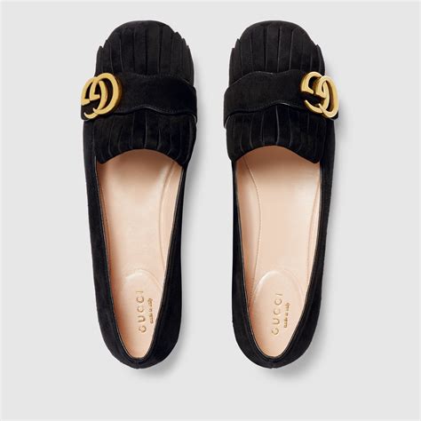 gucci ballerine|Gucci black ballet flats.